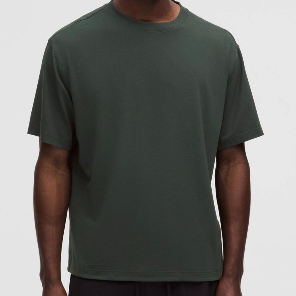 Lululemon EasySet Training Short-Sleeve Shirt - Rainforest Green - Men's Size M